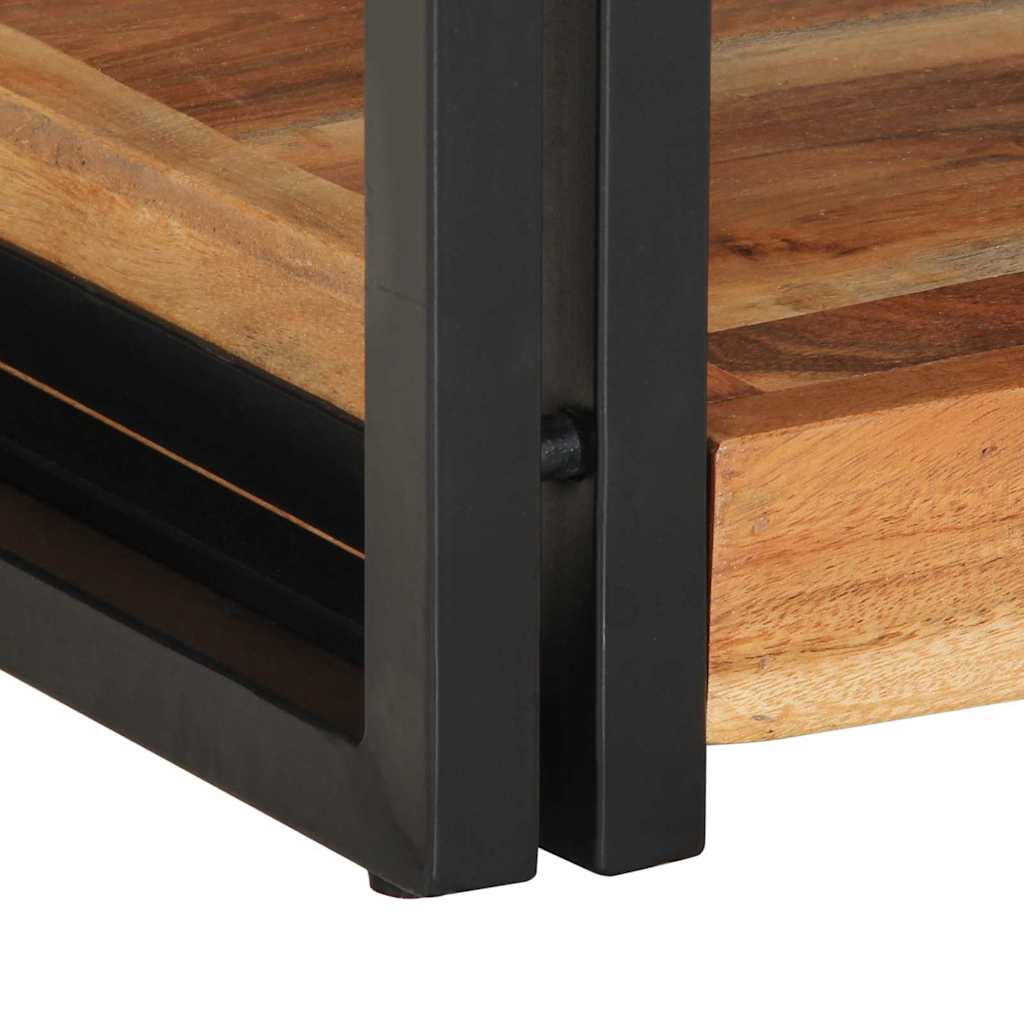 vidaXL Szafka Nocna 2 pcs Brązowy 40 x 35 x 50 cm Lite Drewno Akacji