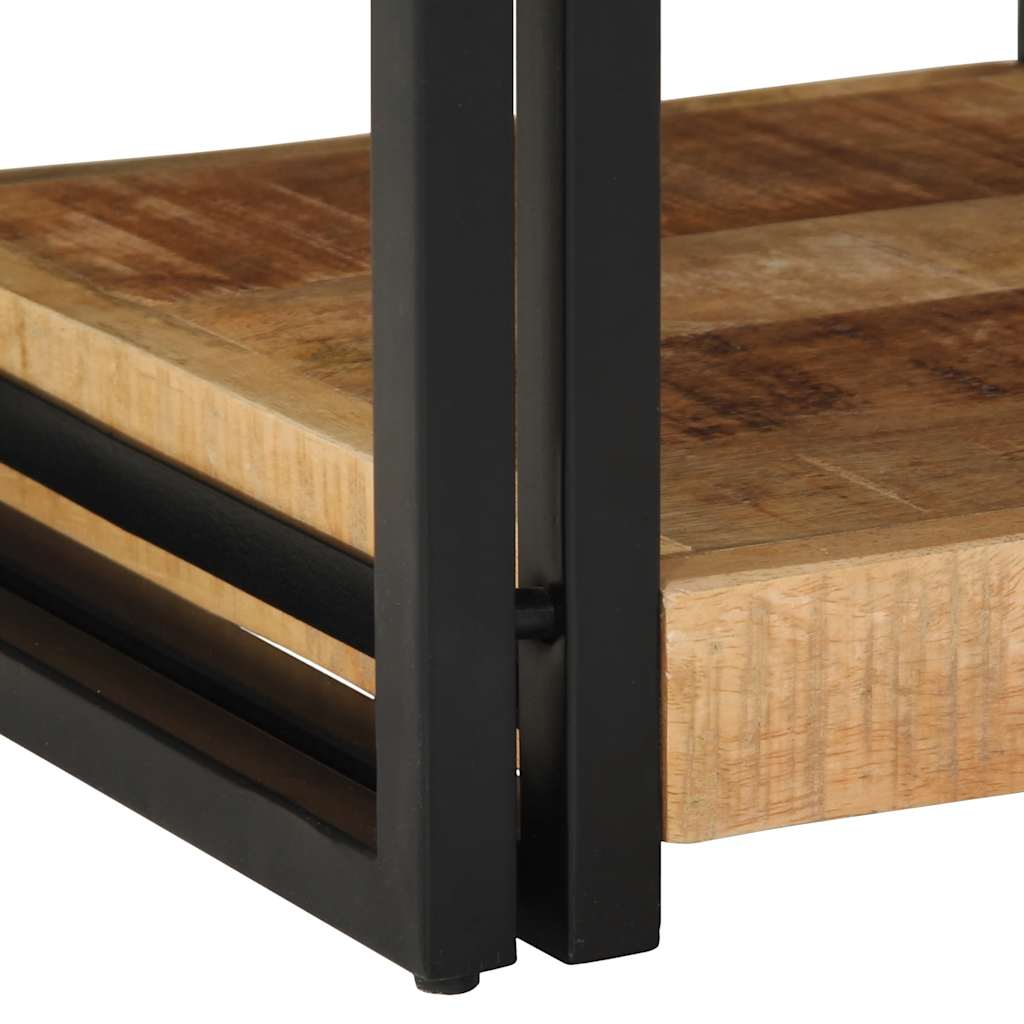 vidaXL Szafki nocne, 2 szt., 40x40x50 cm, lite drewno surowe mango