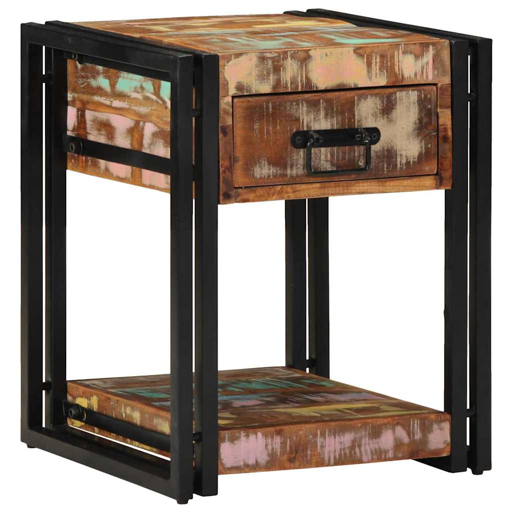 vidaXL Szafka Nocna 40 x 40 x 50 cm Lite Drewno Recyklingowe