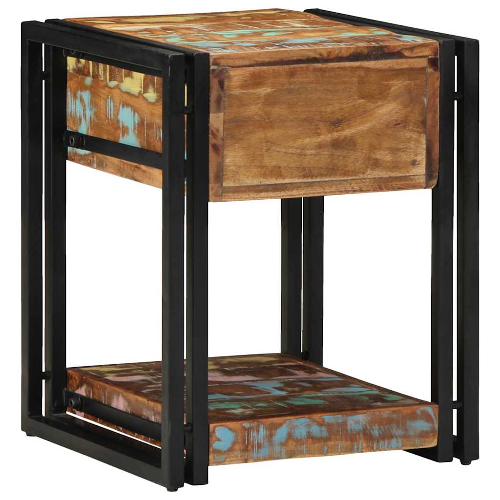 vidaXL Szafka Nocna 40 x 40 x 50 cm Lite Drewno Recyklingowe