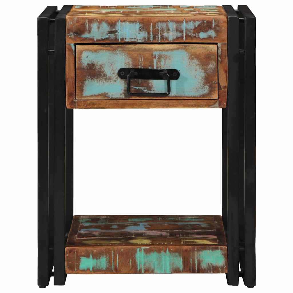 vidaXL Szafka Nocna 40 x 40 x 50 cm Lite Drewno Recyklingowe