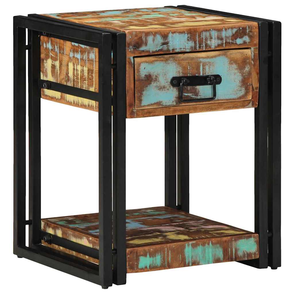 vidaXL Szafka Nocna 2 pcs 40 x 40 x 50 cm Lite Drewno Recyklingowe