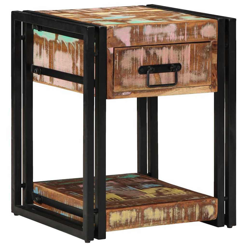vidaXL Szafka Nocna 2 pcs 40 x 40 x 50 cm Lite Drewno Recyklingowe