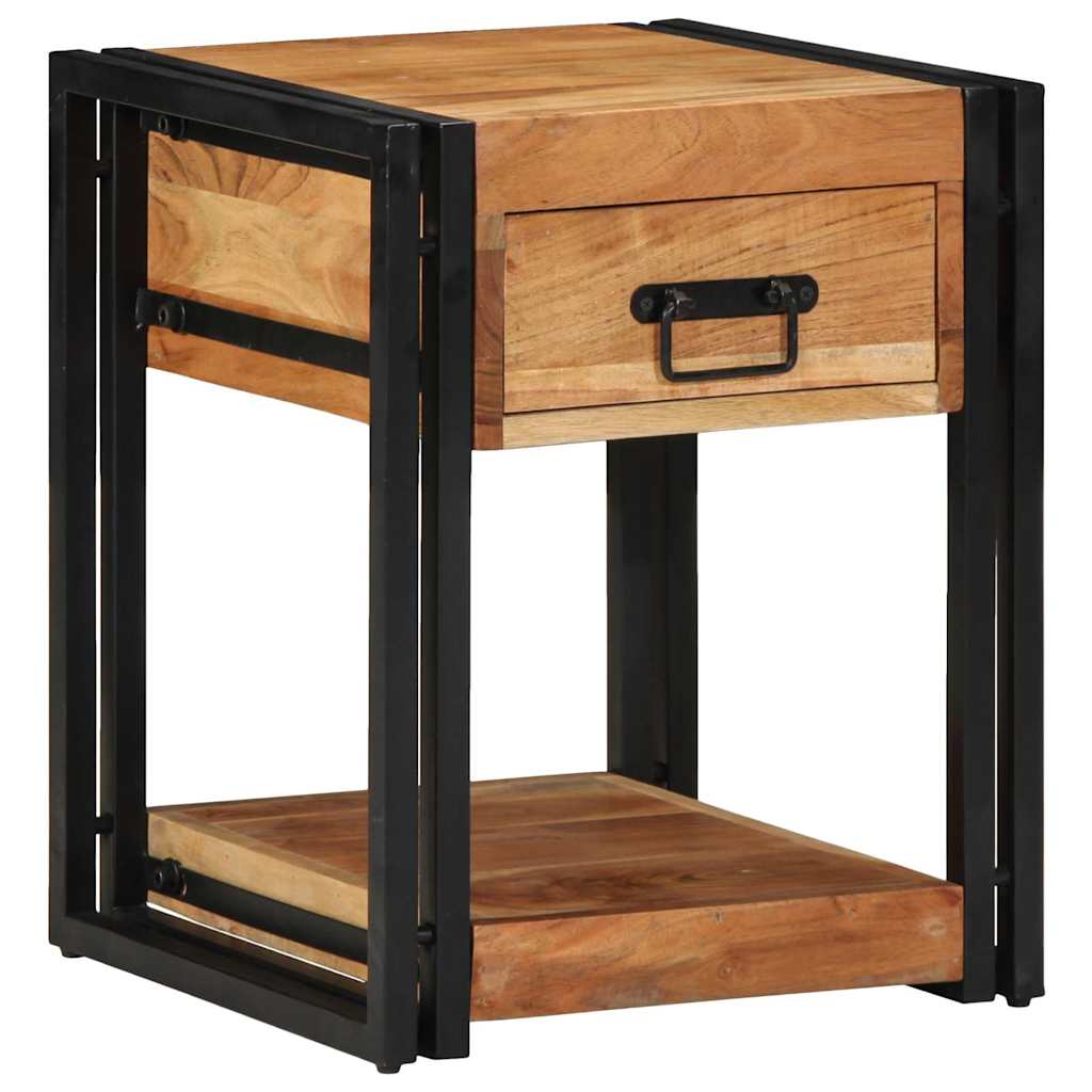 vidaXL Szafka Nocna Brązowy 40 x 40 x 50 cm Lite Drewno Akacji