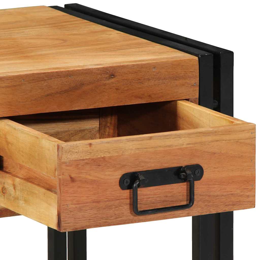 vidaXL Szafka Nocna 2 pcs Brązowy 40 x 40 x 50 cm Lite Drewno Akacji