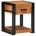 vidaXL Szafka Nocna 2 pcs Brązowy 40 x 40 x 50 cm Lite Drewno Akacji