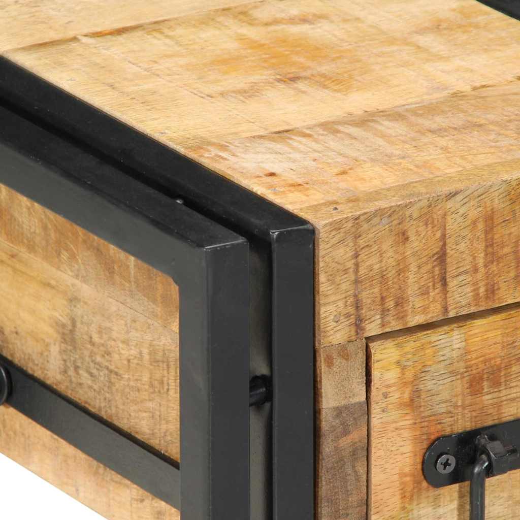 vidaXL Szafka Nocna 2 pcs Brązowy 30 x 30 x 40 cm Drewno z mango