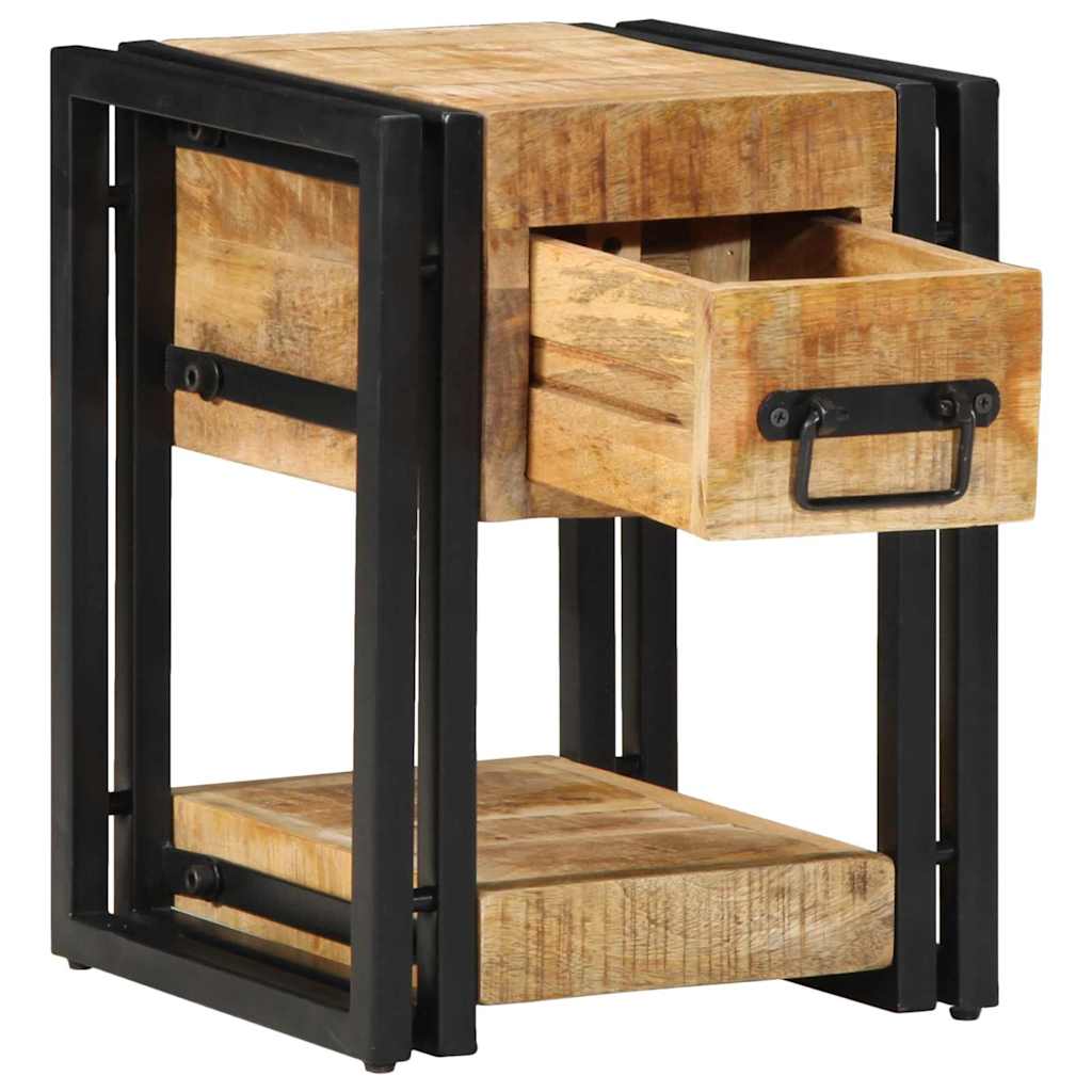 vidaXL Szafka Nocna 2 pcs Brązowy 30 x 30 x 40 cm Drewno z mango