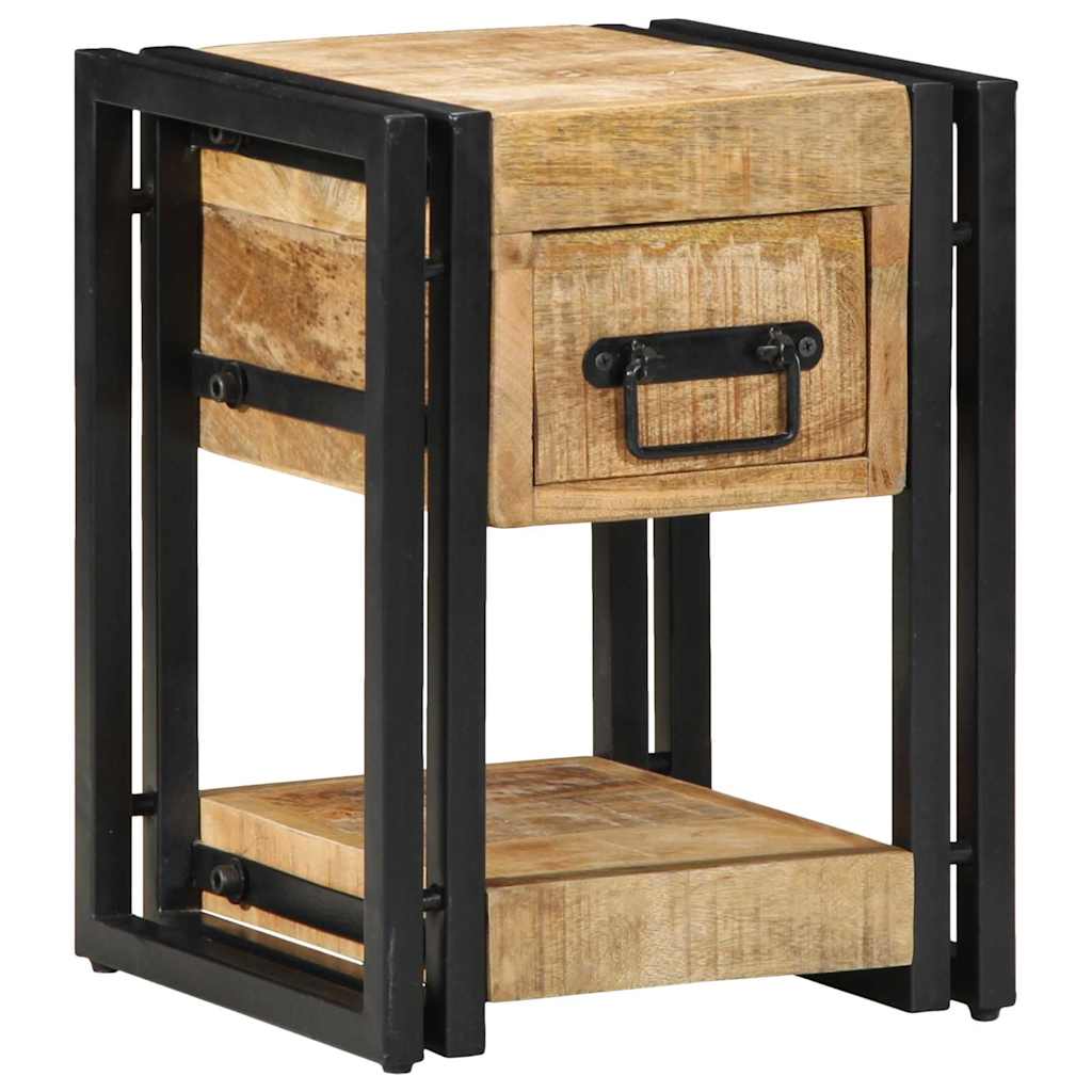 vidaXL Szafka Nocna 2 pcs Brązowy 30 x 30 x 40 cm Drewno z mango