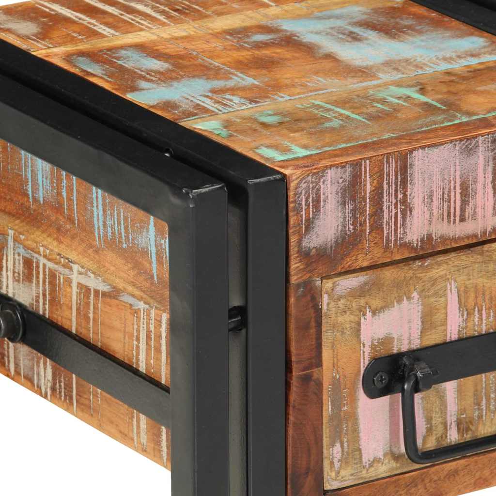 vidaXL Szafka Nocna 2 pcs 30 x 30 x 40 cm Lite Drewno Recyklingowe