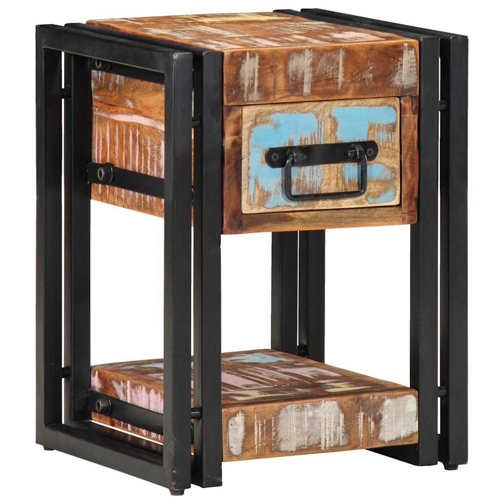 vidaXL Szafka Nocna 2 pcs 30 x 30 x 40 cm Lite Drewno Recyklingowe