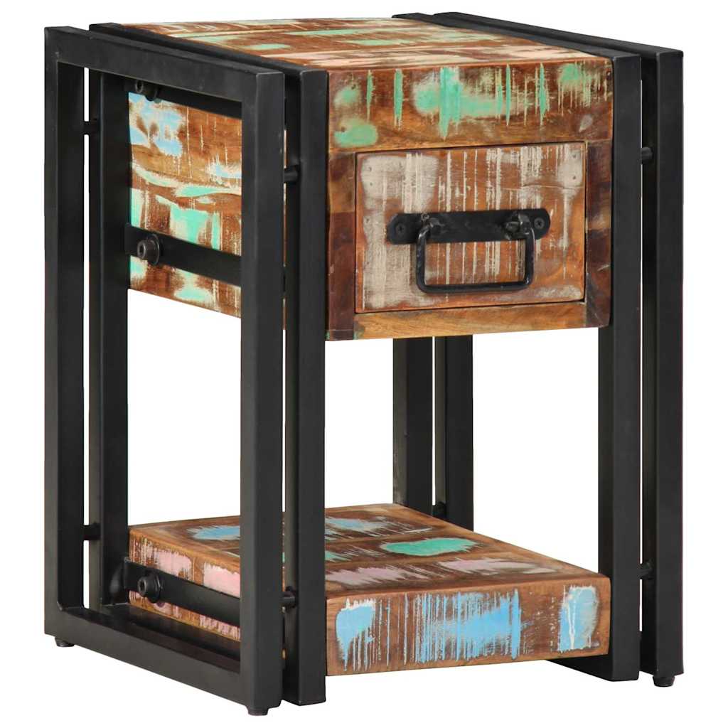 vidaXL Szafka Nocna 2 pcs 30 x 30 x 40 cm Lite Drewno Recyklingowe