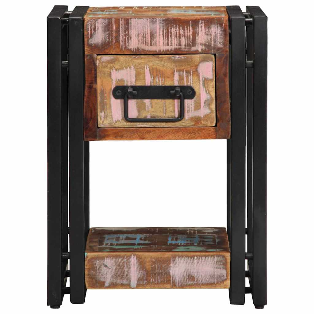 vidaXL Szafka Nocna 2 pcs 30 x 30 x 40 cm Lite Drewno Recyklingowe
