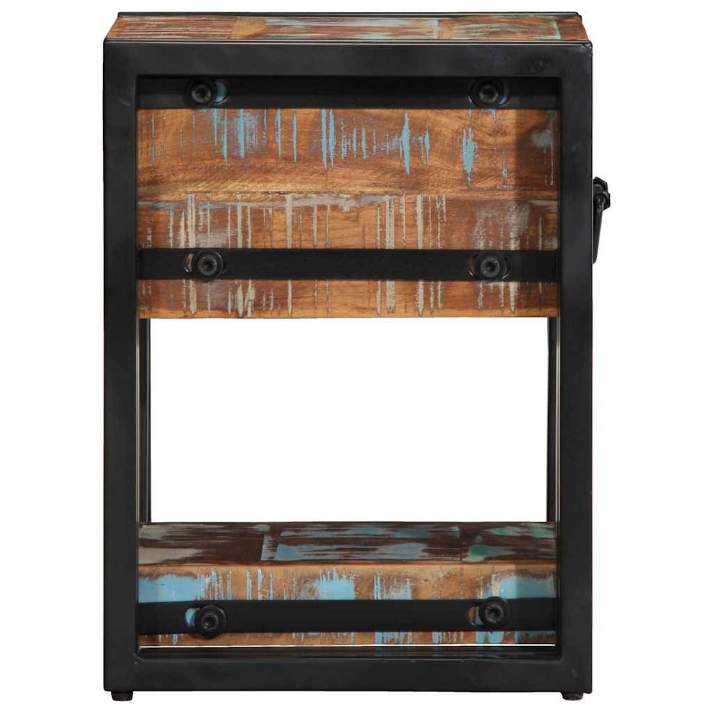 vidaXL Szafka Nocna 2 pcs 30 x 30 x 40 cm Lite Drewno Recyklingowe