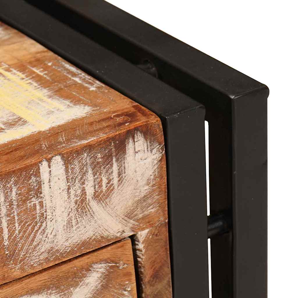 vidaXL Stolik końcowy 30 x 30 x 40 cm Lite Drewno Recyklingowe