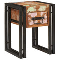vidaXL Stolik końcowy 30 x 30 x 40 cm Lite Drewno Recyklingowe