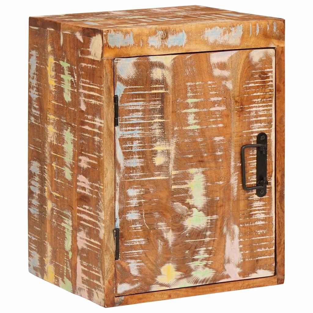 vidaXL Stolik nocny Brązowy 35 x 33 x 48 cm Lite drewno z odzysku