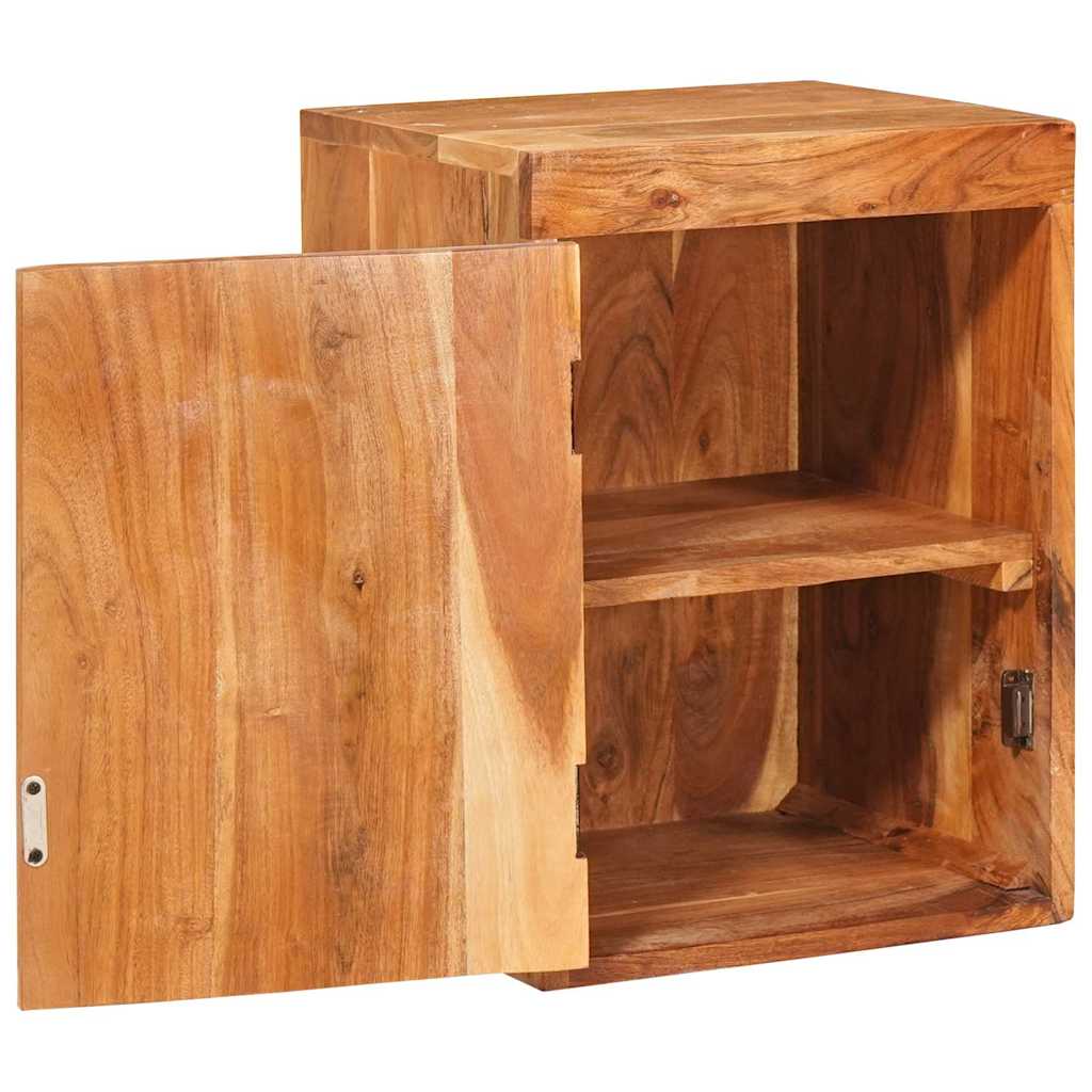 vidaXL Stolik nocny Brązowy 35 x 33 x 48 cm Drewno akacjowe