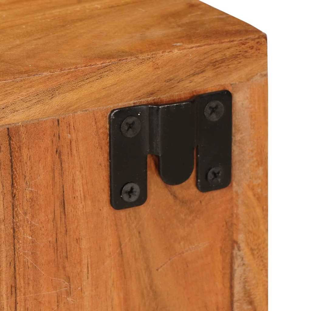 vidaXL Stolik nocny 2 pcs Brązowy 35 x 33 x 48 cm Drewno akacjowe