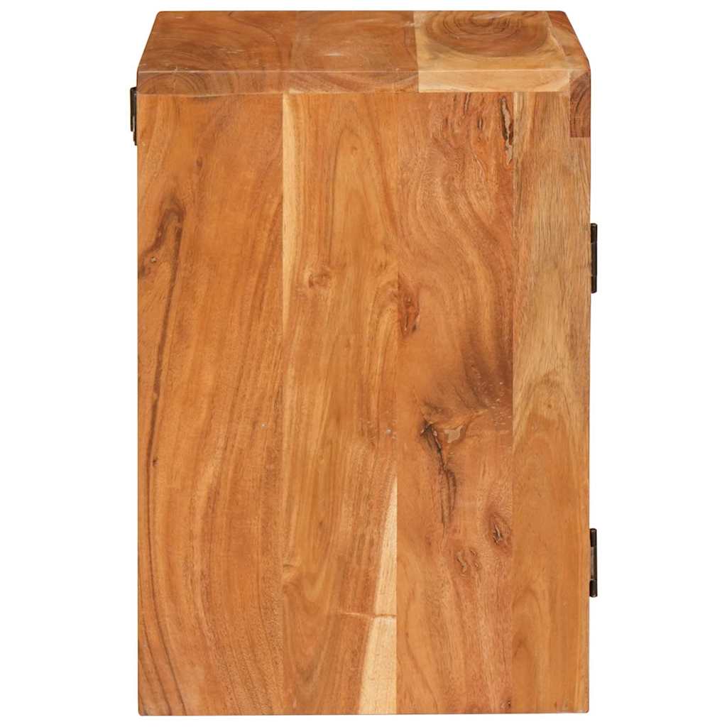 vidaXL Stolik nocny 2 pcs Brązowy 35 x 33 x 48 cm Drewno akacjowe