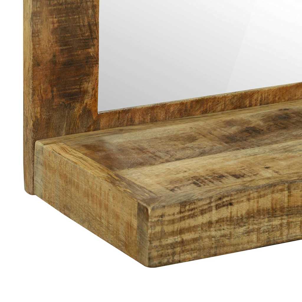 vidaXL Lustro łazienkowe Brązowy 50 x 22 x 70 cm Drewno z mango