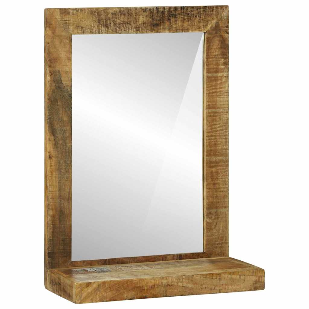 vidaXL Lustro łazienkowe Brązowy 50 x 22 x 70 cm Drewno z mango