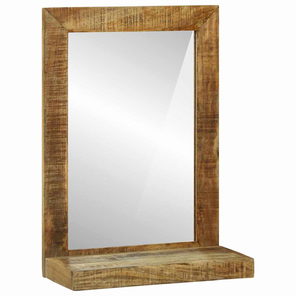 vidaXL Lustro łazienkowe Brązowy 50 x 22 x 70 cm Drewno z mango