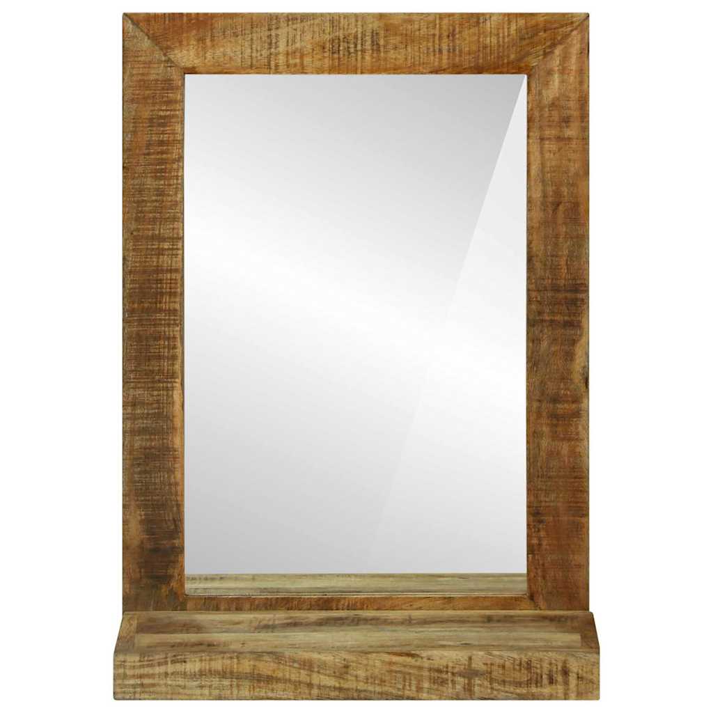vidaXL Lustro łazienkowe Brązowy 50 x 22 x 70 cm Drewno z mango