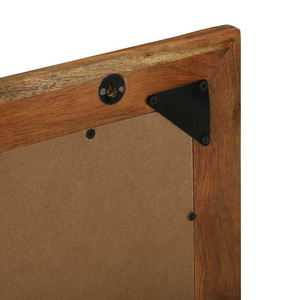 vidaXL Lustro łazienkowe Brązowy 50 x 22 x 70 cm Lite Drewno Akacji