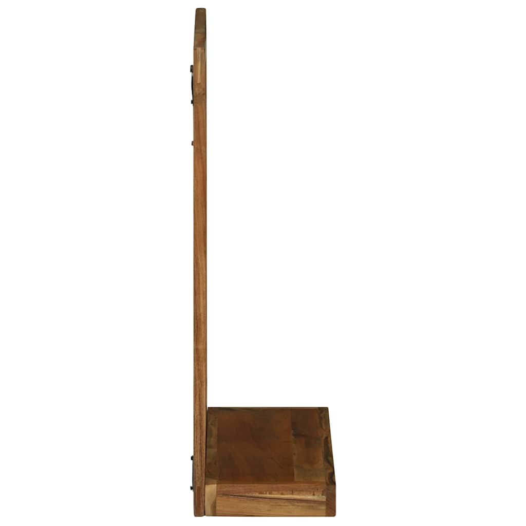 vidaXL Lustro łazienkowe Brązowy 50 x 22 x 70 cm Lite Drewno Akacji