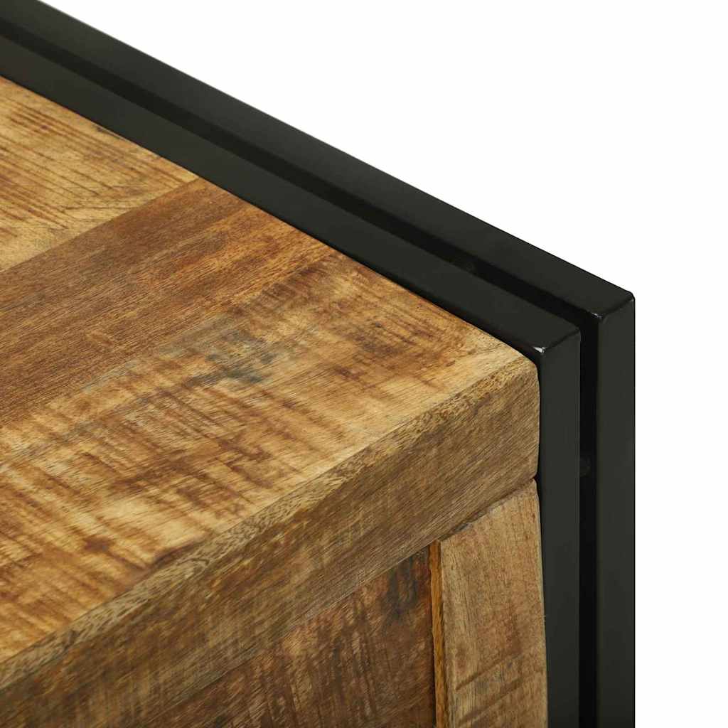 vidaXL Skrzynia do przechowywania 80 x 50 x 50 cm Surowe drewno mango