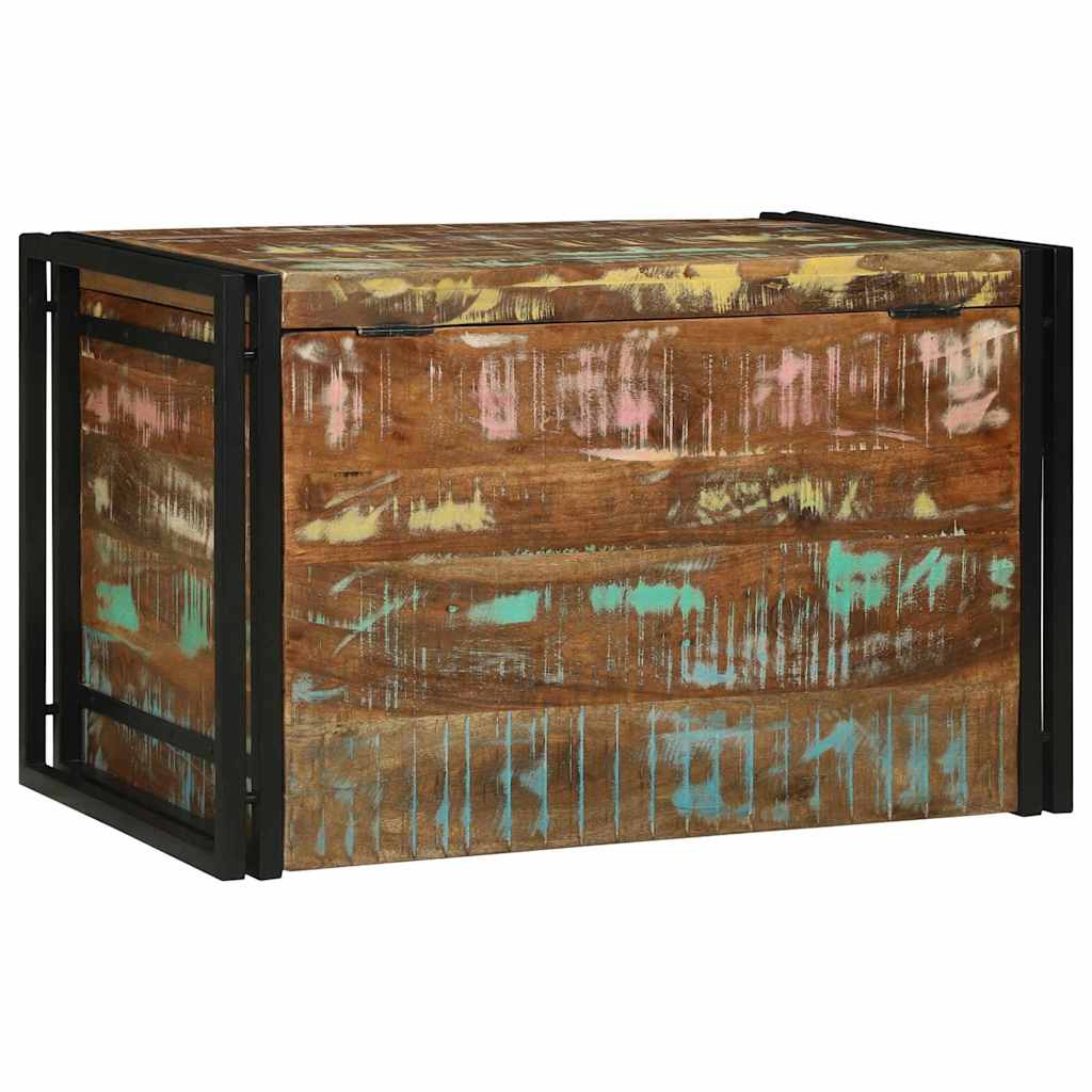 vidaXL Skrzynia do przechowywania 80 x 50 x 50 cm drewno z odzysku