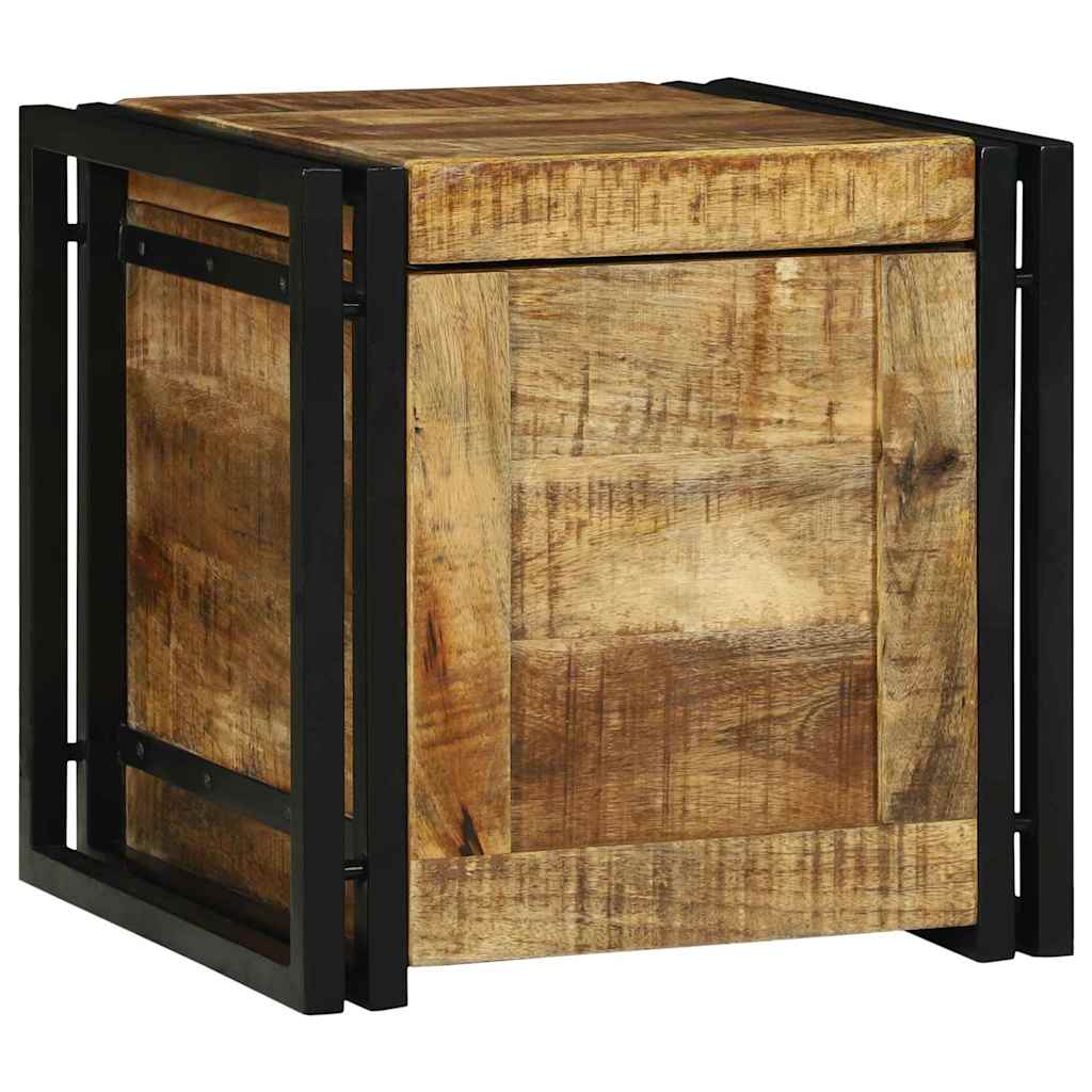 vidaXL Skrzynia do przechowywania 40 x 40 x 40 cm Drewno z mango
