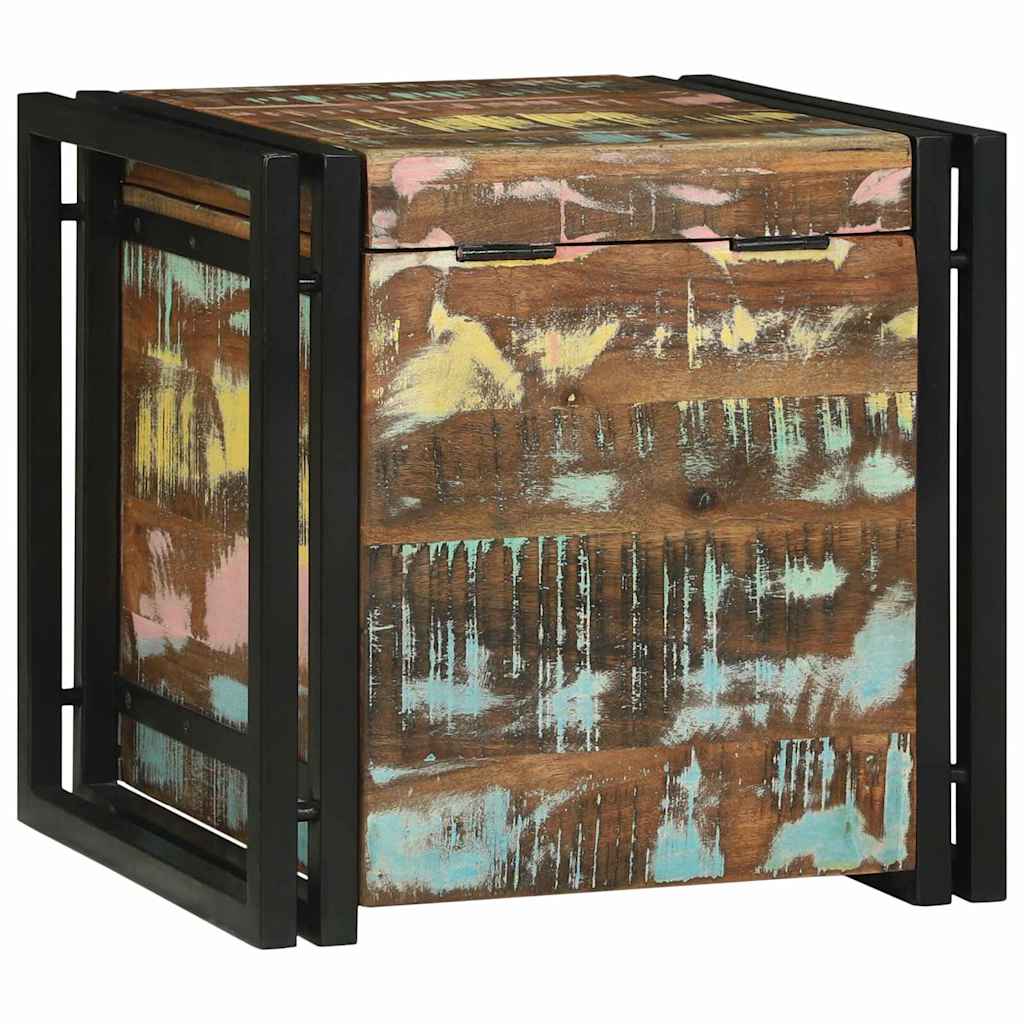 vidaXL Skrzynia do przechowywania 40 x 40 x 40 cm Lite Drewno Akacji