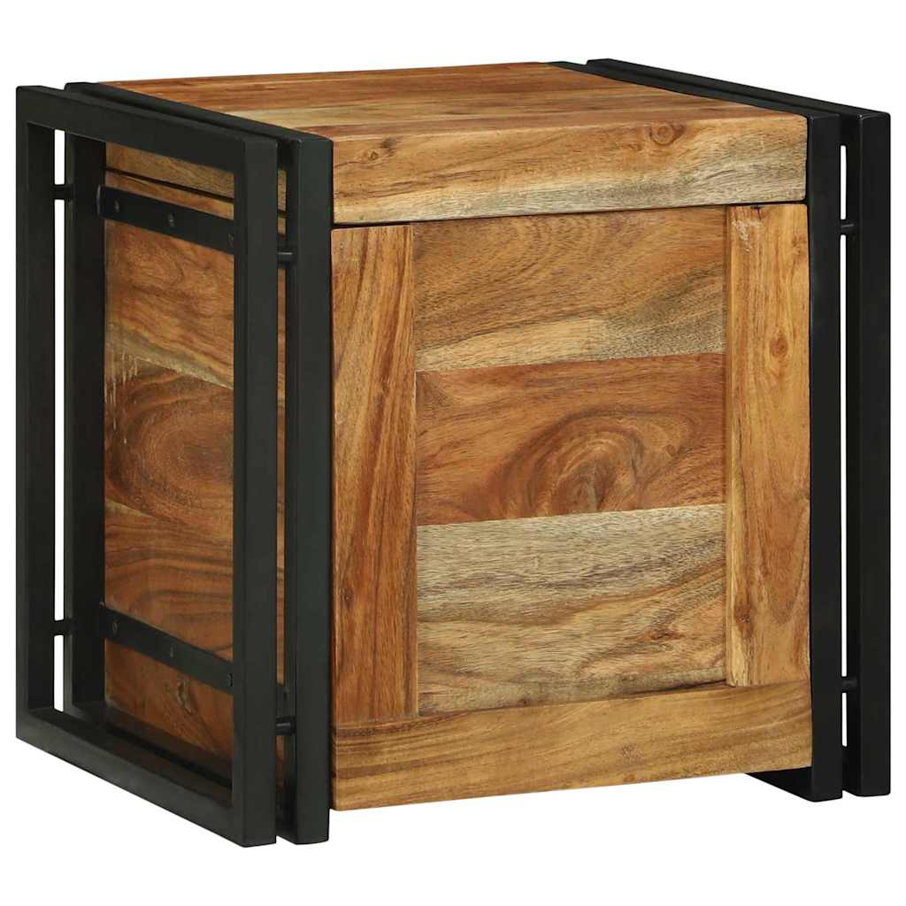vidaXL Skrzynia do przechowywania 40 x 40 x 40 cm Lite Drewno Akacji