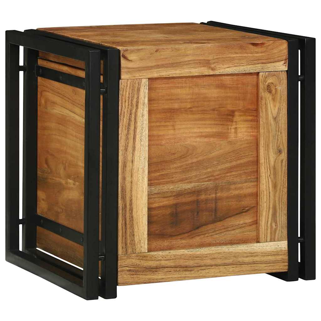 vidaXL Skrzynia do przechowywania 40 x 40 x 40 cm Lite Drewno Akacji