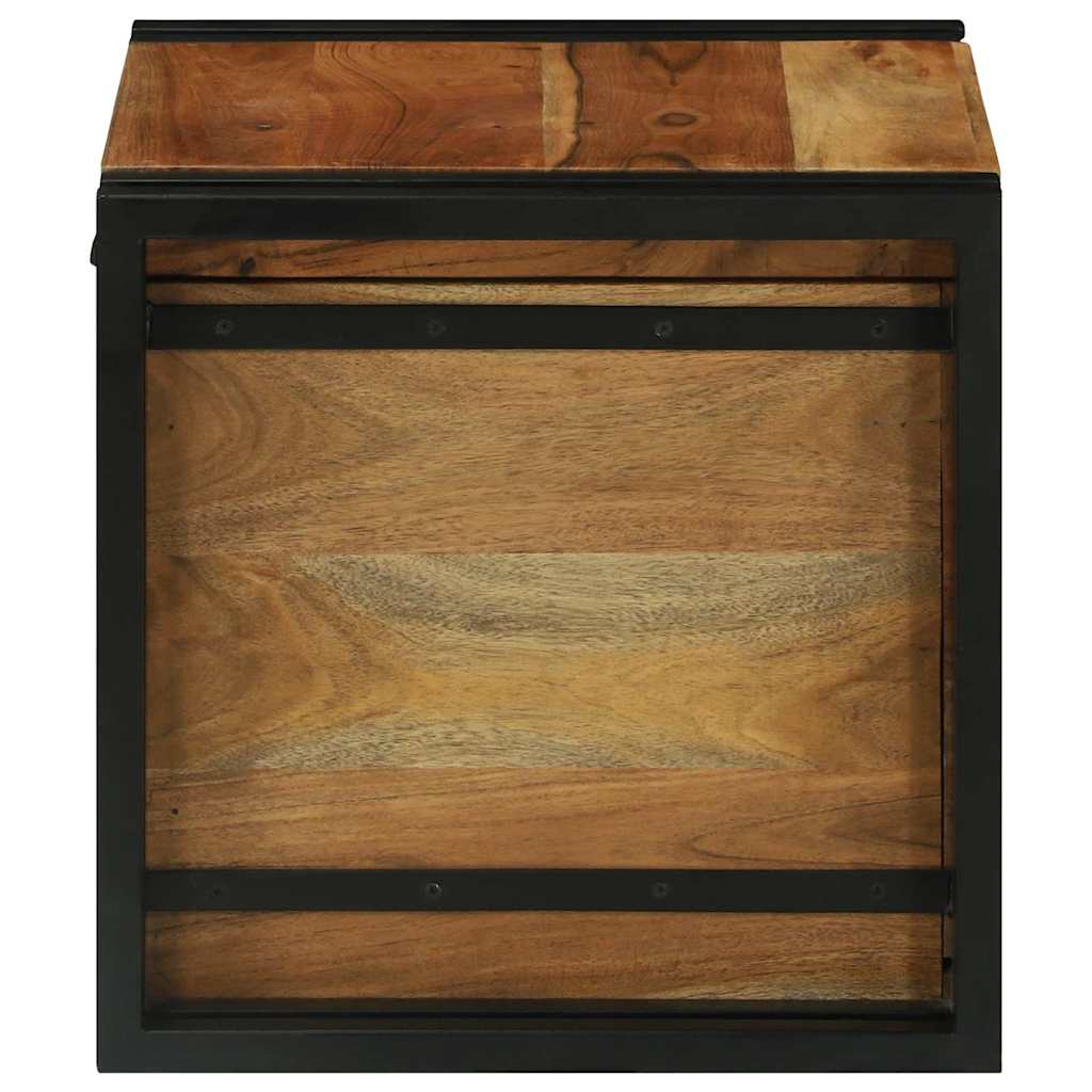 vidaXL Skrzynia do przechowywania 40 x 40 x 40 cm Lite Drewno Akacji