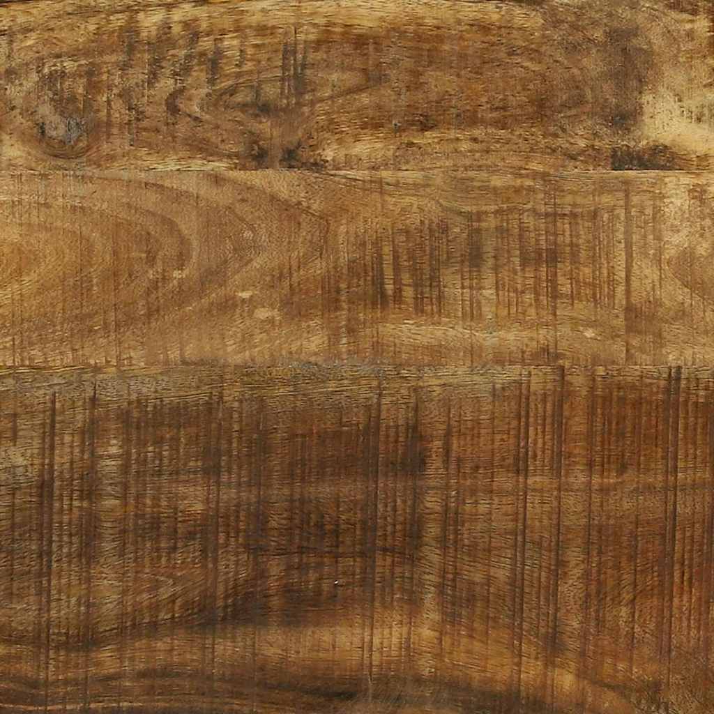 vidaXL Regał na wino Brązowy i czarny 35 x 35 x 39 cm Drewno z mango