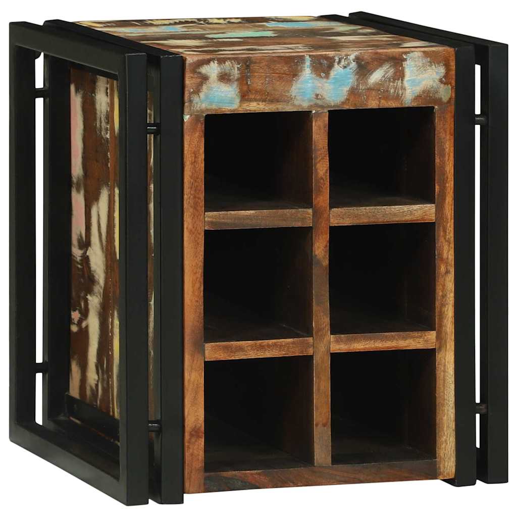 vidaXL Regał na wino 35 x 35 x 39 cm Lite Drewno Recyklingowe