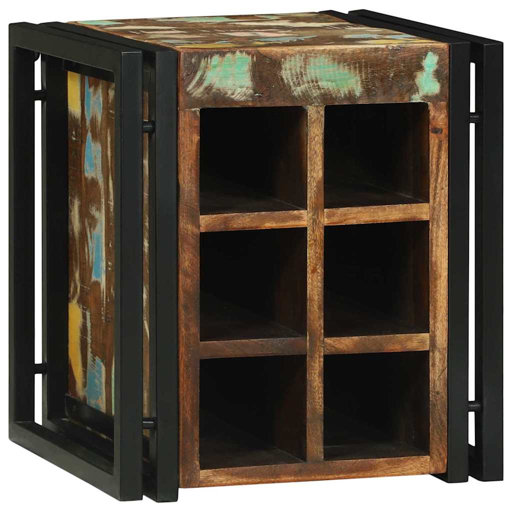 vidaXL Regał na wino 35 x 35 x 39 cm Lite Drewno Recyklingowe