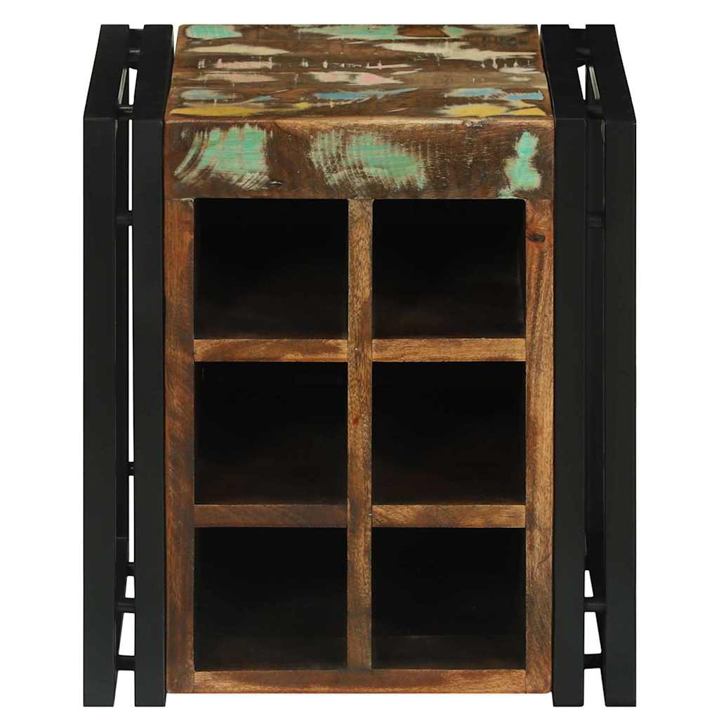 vidaXL Regał na wino 35 x 35 x 39 cm Lite Drewno Recyklingowe