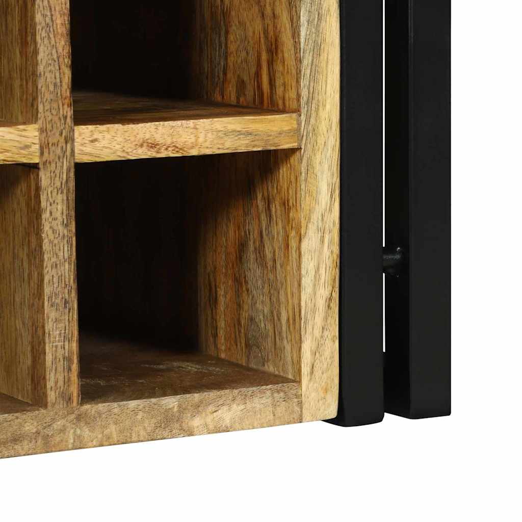 vidaXL Regał na wino 2 pcs 46 x 35 x 27,5 cm Drewno z mango