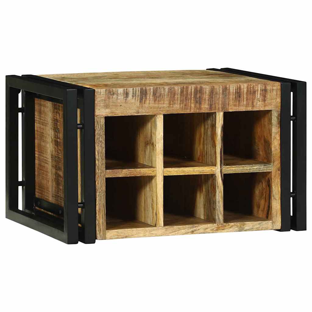 vidaXL Regał na wino 2 pcs 46 x 35 x 27,5 cm Drewno z mango