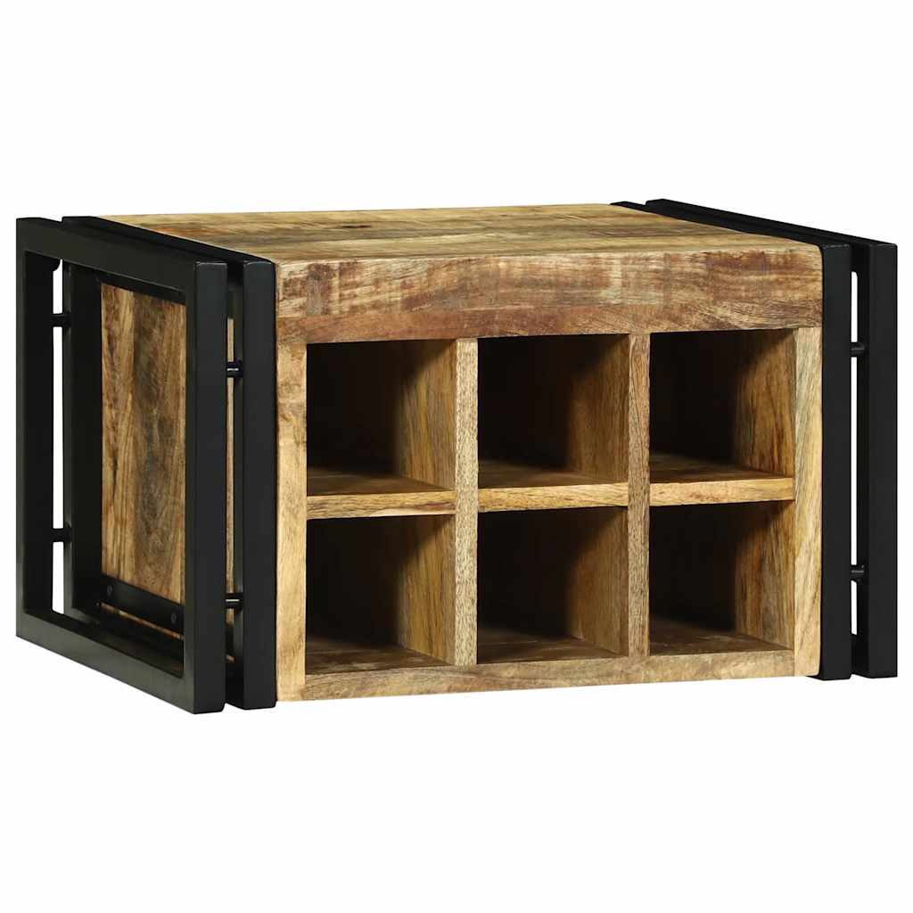 vidaXL Regał na wino 2 pcs 46 x 35 x 27,5 cm Drewno z mango