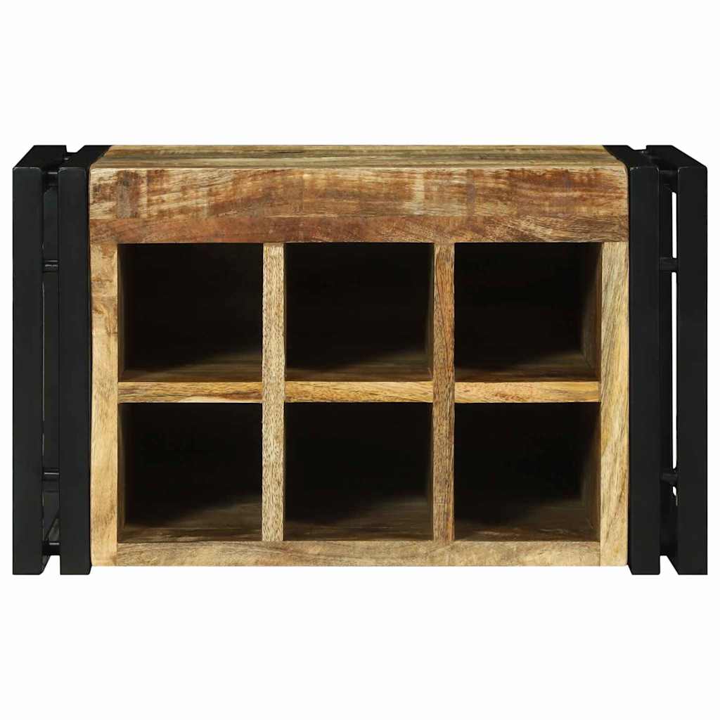 vidaXL Regał na wino 2 pcs 46 x 35 x 27,5 cm Drewno z mango