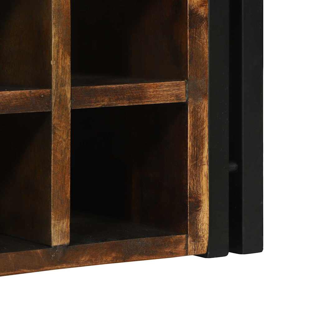 vidaXL Regał na wino 2 pcs 46 x 35 x 27,5 cm Lite Drewno Recyklingowe