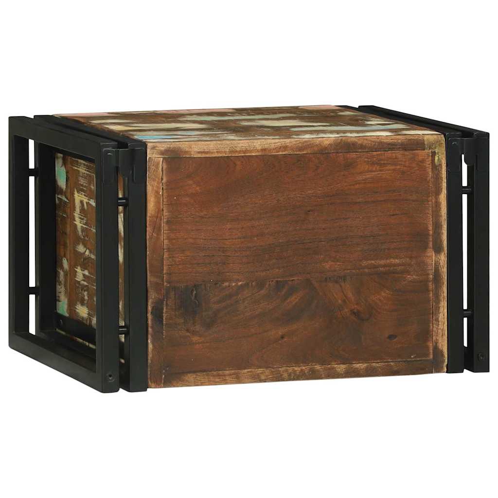 vidaXL Regał na wino 2 pcs 46 x 35 x 27,5 cm Lite Drewno Recyklingowe