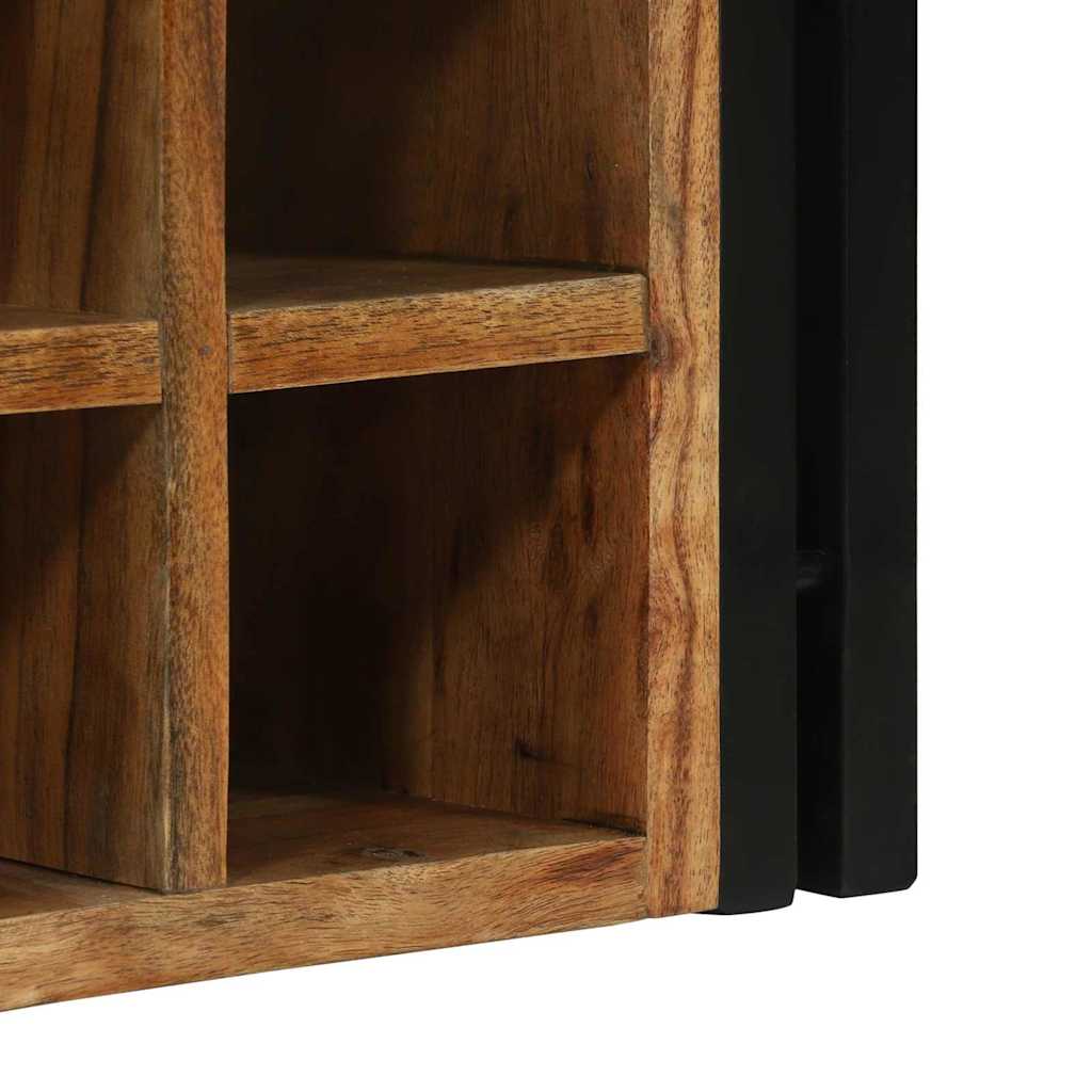 vidaXL Regał na wino 2 pcs 46 x 35 x 27,5 cm Lite Drewno Akacji