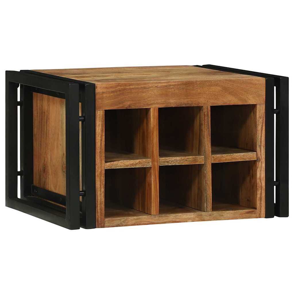 vidaXL Regał na wino 2 pcs 46 x 35 x 27,5 cm Lite Drewno Akacji