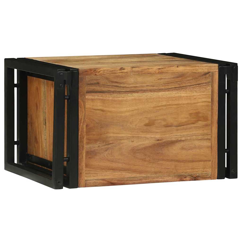vidaXL Regał na wino 2 pcs 46 x 35 x 27,5 cm Lite Drewno Akacji